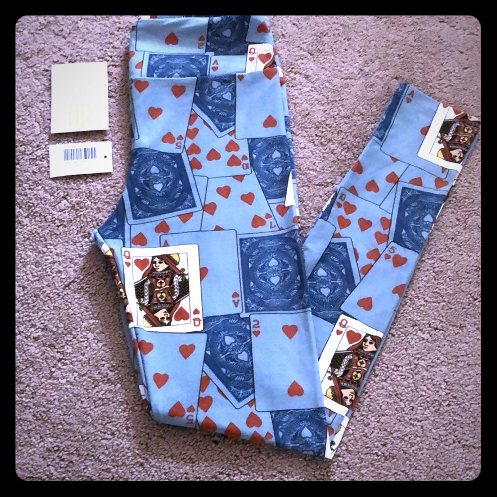 LuLaRoe One Size Card Leggings